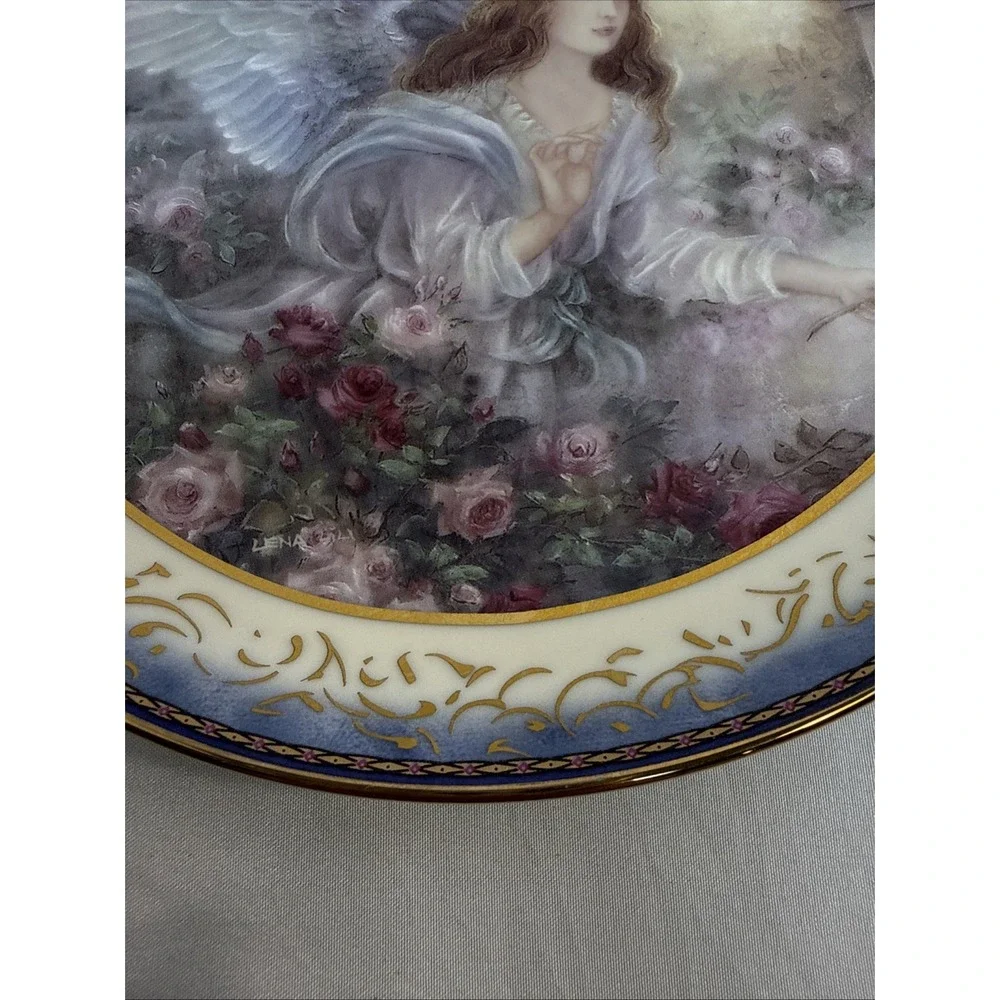 Lenox Lena Liu On Loving Wings Collector Plate 1998 Angelic Visions 2584A 8